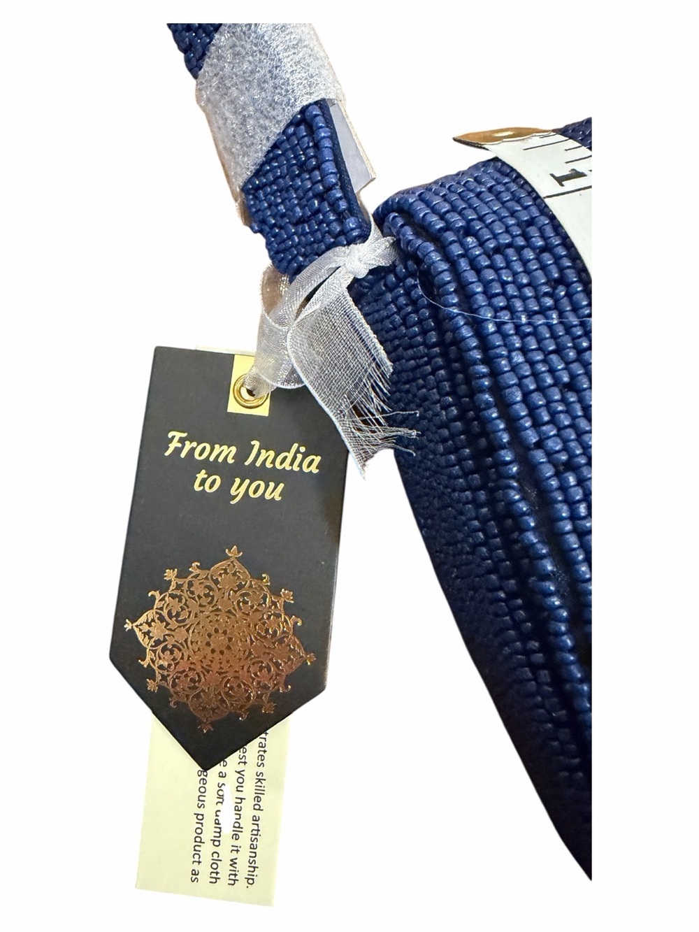 NWT: *Viral* Teddy Bear Beaded Bag 🧸 From India to You 🧸 - Picture 4 of 9